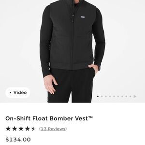 On-Shift Float Bomber Vest - Black